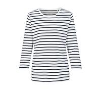 Rundhalsshirt CLARINA "NICOLE", Damen, Gr. 48, weiß, Obermaterial: 100% Baumwolle., comfort fit, Rundhals, Shirts Rundhalsshirt, Pima Cotton Interlock (94681518-48) weiß