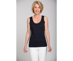 CLARINA - Ganzjahres NOS Rdh.-Top, uni 623 marine - Gr. - 48