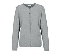 CLARINA - NOS Rdh.-Cardigan, 1/1 Arm,uni 800 grau mel. - Gr. - 42