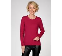 CLARINA - NOS Rdh.-Pullover, 1/1 Arm,uni 444 beere - Gr. - 36