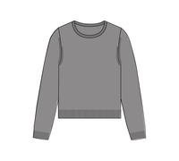 CLARINA - NOS Rdh.-Pullover, 1/1 Arm,uni 810 granit mel. - Gr. - 40
