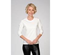 CLARINA - NOS Rdh.-Shirt, 3/4 Arm, uni 104 offwhite - Gr. - 42