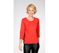 CLARINA - NOS Rdh.-Shirt, 3/4 Arm, uni 400 rot - Gr. - 42