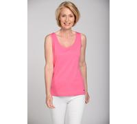 CLARINA - NOS Rdh.-Top, ohne Arm, uni 415 pink - Gr. - 42