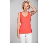 CLARINA - NOS Rdh.-Top, ohne Arm, uni 451 geranie - Gr. - 44