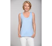 CLARINA - NOS Rdh.-Top, ohne Arm, uni 612 bleu - Gr. - 40