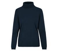 CLARINA - NOS Rollkragen-Pullover, uni 623 marine - Gr. - 36