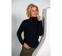 CLARINA - NOS Stehbund-Pullover, 1/1 Arm 623 marine - Gr. - 48