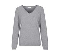 CLARINA - NOS V-Pullover, 1/1 Arm, uni 800 grau mel. - Gr. - 40
