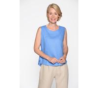 CLARINA - Rdh.-Top, uni, ohne Arm azur - Gr. - 40