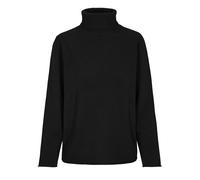 CLARINA - Rollkragen-Pullover,1/1Arm,uni schwarz - Gr. - 40