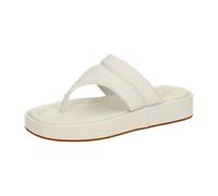 Clarks Alda Walk Pantolette weiß Plateau 26176262 für Damen, weiß, Größe 41 ½ EU / 7,5 UK