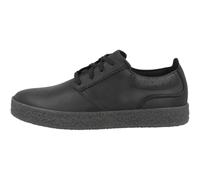 Clarks Originals Herren Streethilllace Premium Schwarzes Leder 44.5 EU