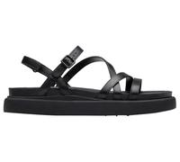 Clarks Damen Aristella Rose Sandale, Black Leather, 38 EU