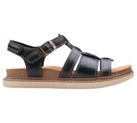 Clarks Damen Arwell Sun Sandale, Black Leather, 40 EU