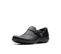 Clarks Ashland Gem Loafer für Damen, Marineblaues Leder, 5