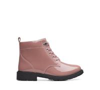 Clarks Astrol Lace K. Ankle Boot, Pink Pat, 27.5 EU