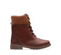 Clarks AstrolFurGTXO. Halblange Stiefel, Brown Leather, 32.5 EU