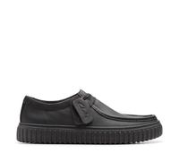 Schnürschuh CLARKS "Torhill", Herren, Gr. 40, schwarz, casual, Schuhe, mit robuster gerippter Sohle (79011369-40) schwarz