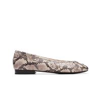 Clarks Ballerina Fawna Lily, Reptillederoptik, Braun, Damen