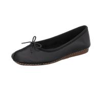 Clarks Ballerina Freckle Ice für Damen, schwarz, Größe 39 EU / 6 UK