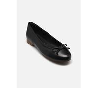 Clarks Damen Fawna LilyBallet Flat, Schwarzes Leder, 39 EU