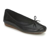 Damen Clarks Ballerinas schwarz freckle ice 43