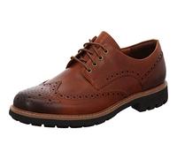 Clarks Batcombe Wing 261271917 Dark Tan Leather Braun 43