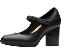 Clarks Bayla Lily Damen-Pumps, Schwarz Leder, 8.5 Wide
