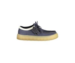 Clarks Blaue Stoff Herren Schuh EU40