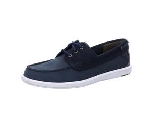Clarks BRATTON BOAT für Damen, blau, Größe 41 ½ EU / 7,5 UK