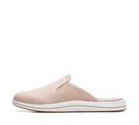 Clarks Breeze Shore Mule für Damen, Taupe Leinwand, 37.5 EU