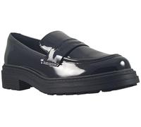 Slipper CLARKS "Orinoco3 Edge", Damen, Gr. 37,5, schwarz, Gummi, Leder, Schuhe, aus hochwertigem, schwarzem Lackleder (10242623-37,5) schwarz