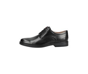 Clarks Businessschuhe Leder Schwarz - 44