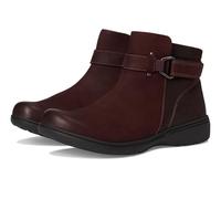 Clarks Carleigh Drift Stiefelette für Damen, Merlot Combi, 42.5 EU