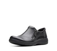Clarks Carleigh Ray Oxford für Damen, schwarzes Leder, EU 40