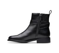 Clarks Premium Renewal Style Damen-Stiefel, Leder, Schwarz, Größe 39, Schwarzes Leder, 39 EU