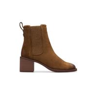 Clarks Chamberly Trim Womens Mid Tan Lea, 3.5