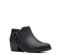 Clarks Charlten Grace Damen-Stiefelette, Schwarz ölig, 8 Wide