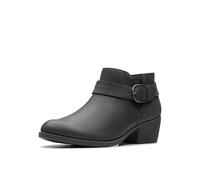 Clarks Charlten Rae Damen-Stiefelette, Schwarz ölig, 8