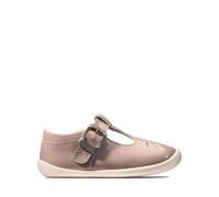 CLARKS Chaussons Bas Roamer Star T Pour Fille, Taille M, Rose, 5 UK Child