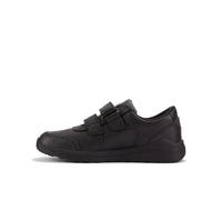 Clarks Jungen Daze Step 2 K Oxford-Schuh, Schwarzes Leder