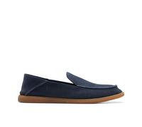 Clarks Herren Clarkbay Step Flacher Slipper, Navy Suede, 45 EU