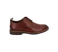 Schnürschuh CLARKS "Alwin Lace", Herren, Gr. 42, braun, Leder, elegant, Schuhe, Business Schnürschuh mit Anziehlasche (21658051-42) braun