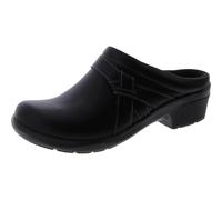 Clarks Angie Mist für Damen, Schwarz Leder, 39 EU