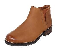 Clarks Clarkwell Damen-Stiefelette mit niedrigem Absatz, Dunkelbraun, Kombi, Größe 38, Größe 38, Dunkelbraun, 38 EU