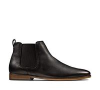 Clarks Code Hi Lederstiefel in Schwarz, Schwarz, 42 EU