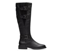 Clarks Cologne Up Lederstiefel In Schwarz, Schwarz , 39.5 EU