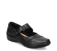 Clarks - - Cora Gema Schuhe für Damen, Kolorit Black Leather, Größe: 38.5 EU Weit