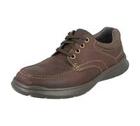 Clarks Herren Cotrell Edge Oxford Schuh, Brown Oily, 44.5 EU Wide